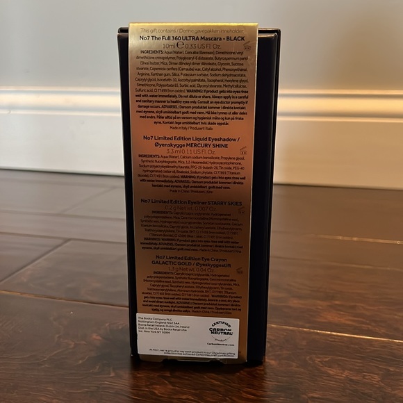 No7 Limited Edition Eye Collection Gift Set 4 Pieces NIB - Picture 5 of 9